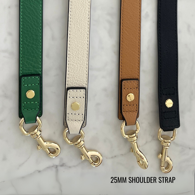 Bundle: Milano Shoulder Bag - Ivory (2 Straps)