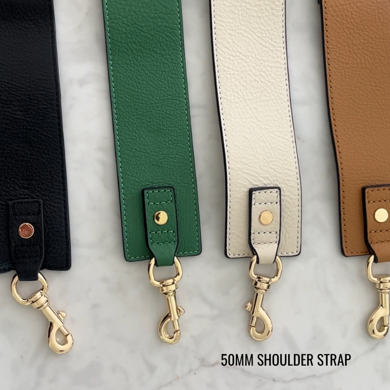 Bundle: Milano Shoulder Bag - Ivory (2 Straps)