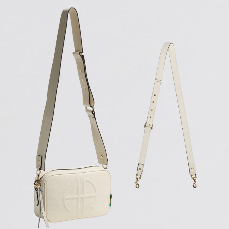 Bundle: Milano Shoulder Bag - Ivory (2 Straps)
