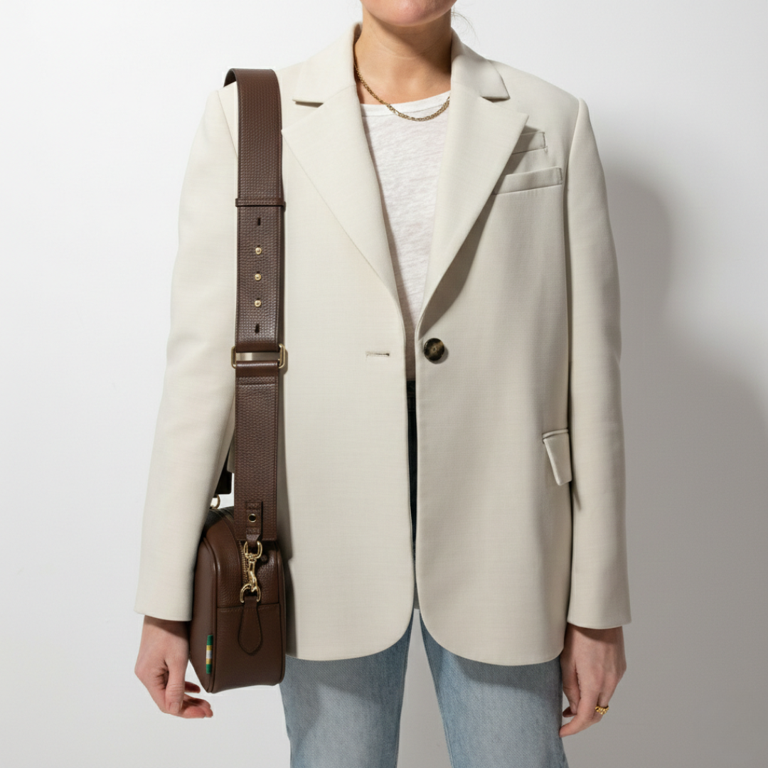 Bundle: Milano Shoulder Bag - Chocolate (2 Straps)