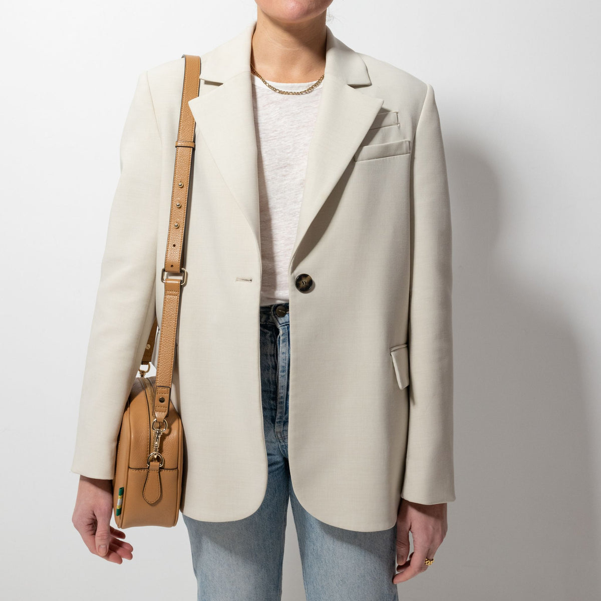 Bundle: Milano Shoulder Bag - Tan (2 Straps)