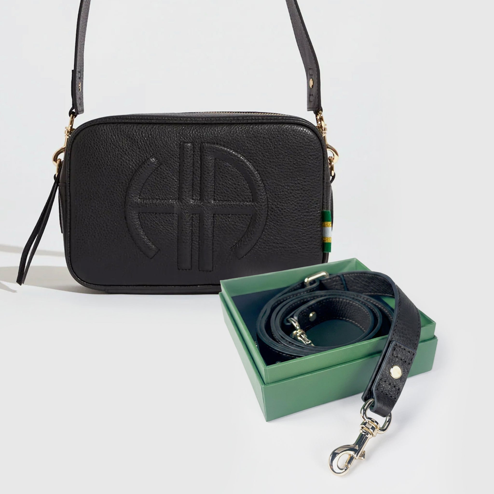 Bundle: Milano Shoulder Bag - Black (2 Straps) Main image