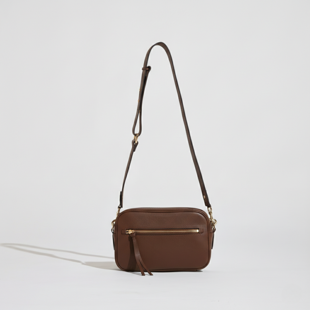 Bundle: Milano Shoulder Bag - Chocolate (2 Straps)