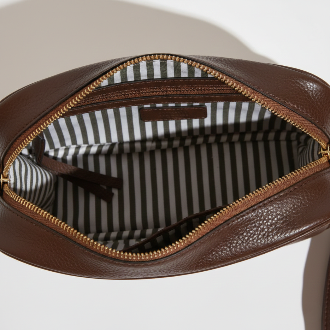 Bundle: Milano Shoulder Bag - Chocolate (2 Straps)