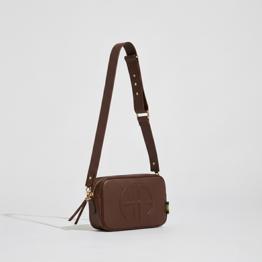 Bundle: Milano Shoulder Bag - Chocolate (2 Straps)
