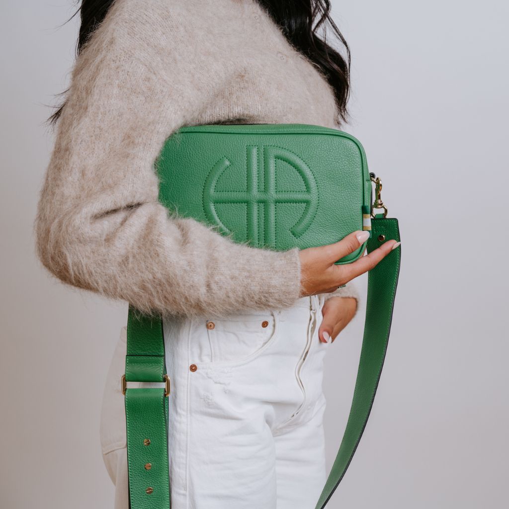 Bundle: Milano Shoulder Bag - Green (2 Straps)