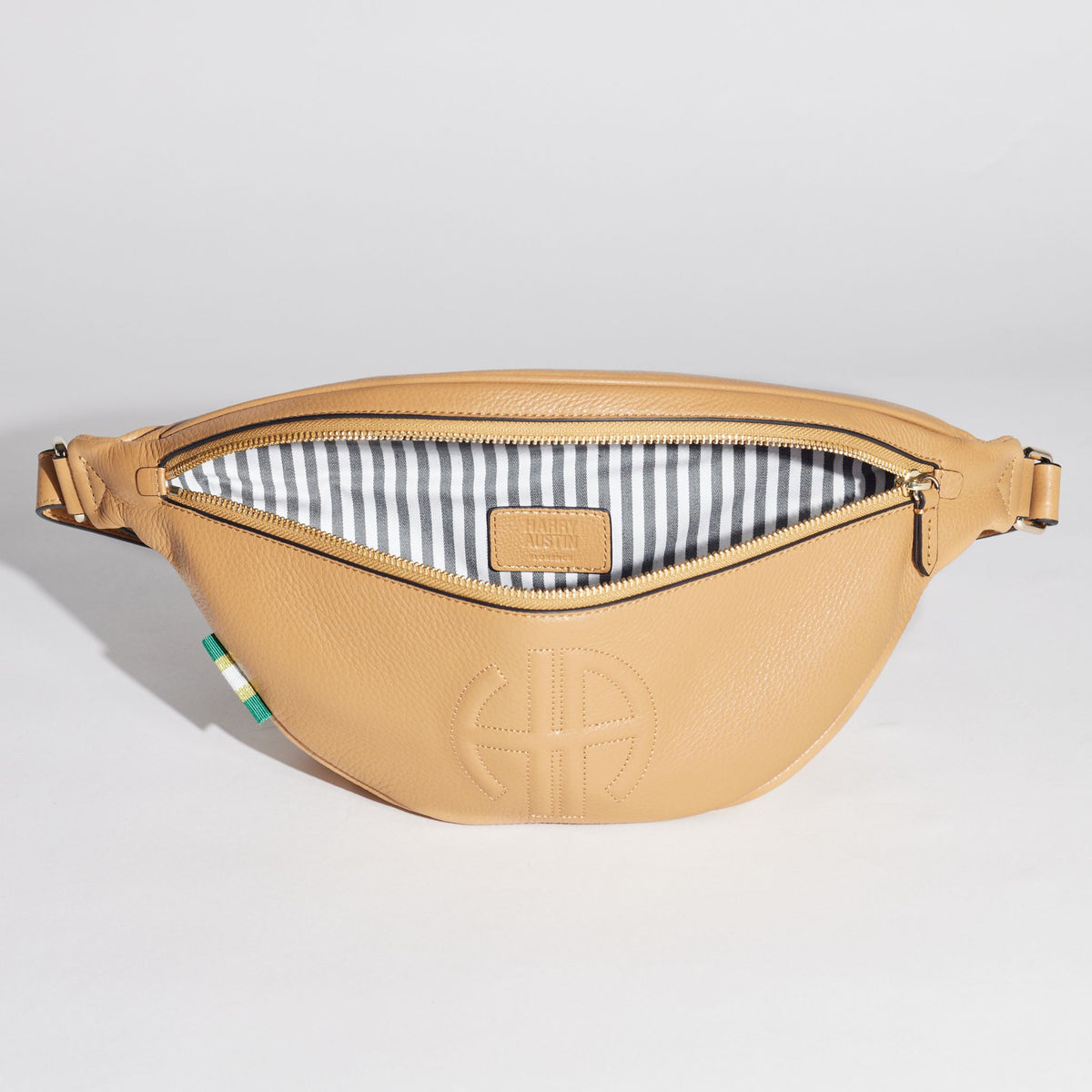 Harry-Austin-Leather-Venice-Bumbag-Tan