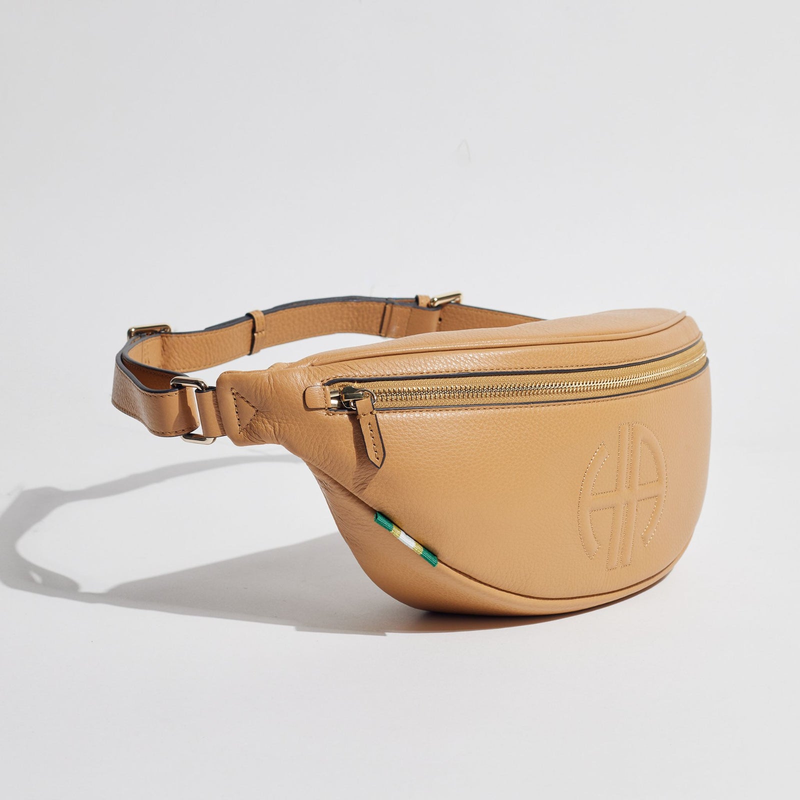 Harry-Austin-Leather-Venice-Bumbag-Tan