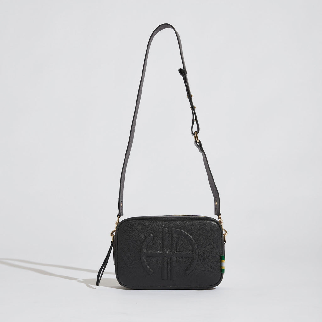 Milano Shoulder Bag Black | HARRY AUSTIN