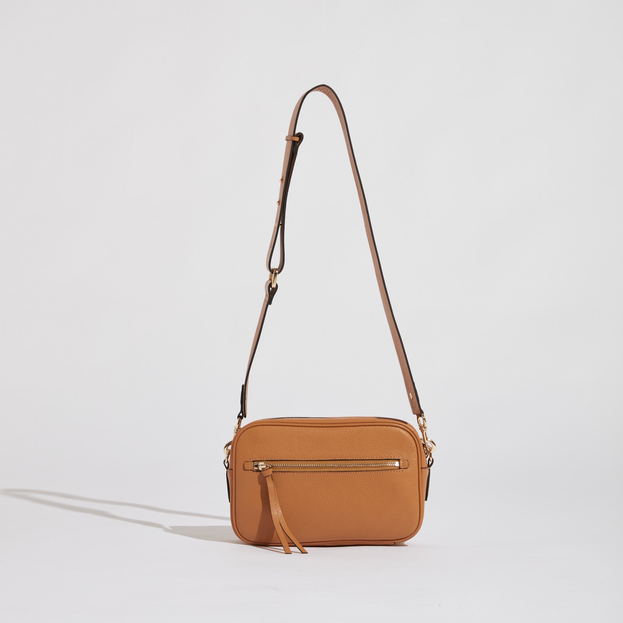 Sofia Crossbody Chain Purse | Sassy Cognac Chain Strap Shoulder Bag – Sofia  Collections