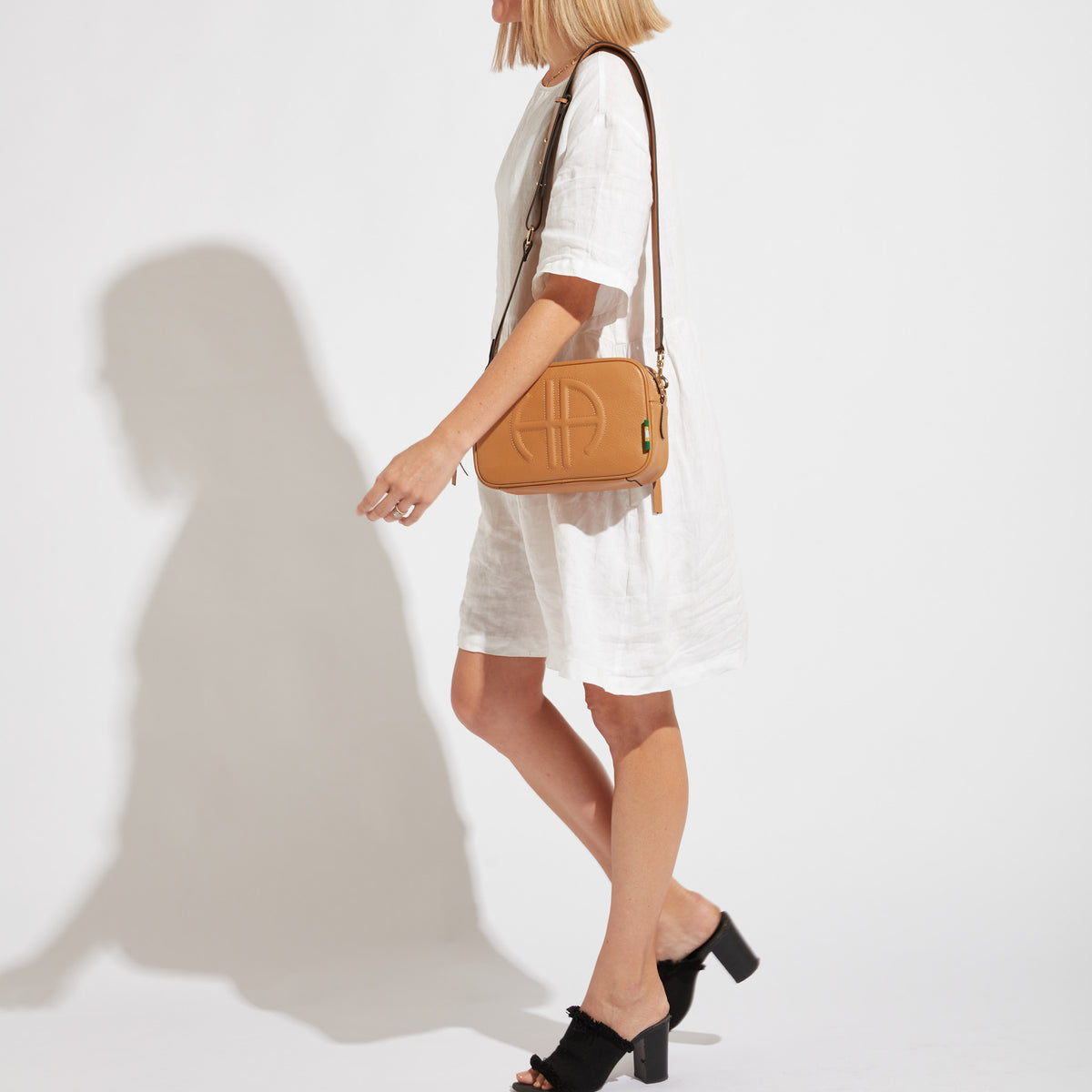 Bundle: Milano Shoulder Bag - Tan (2 Straps)