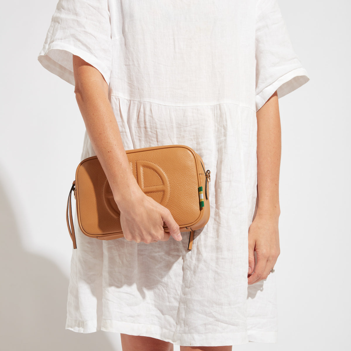 Bundle: Milano Shoulder Bag - Tan (2 Straps)