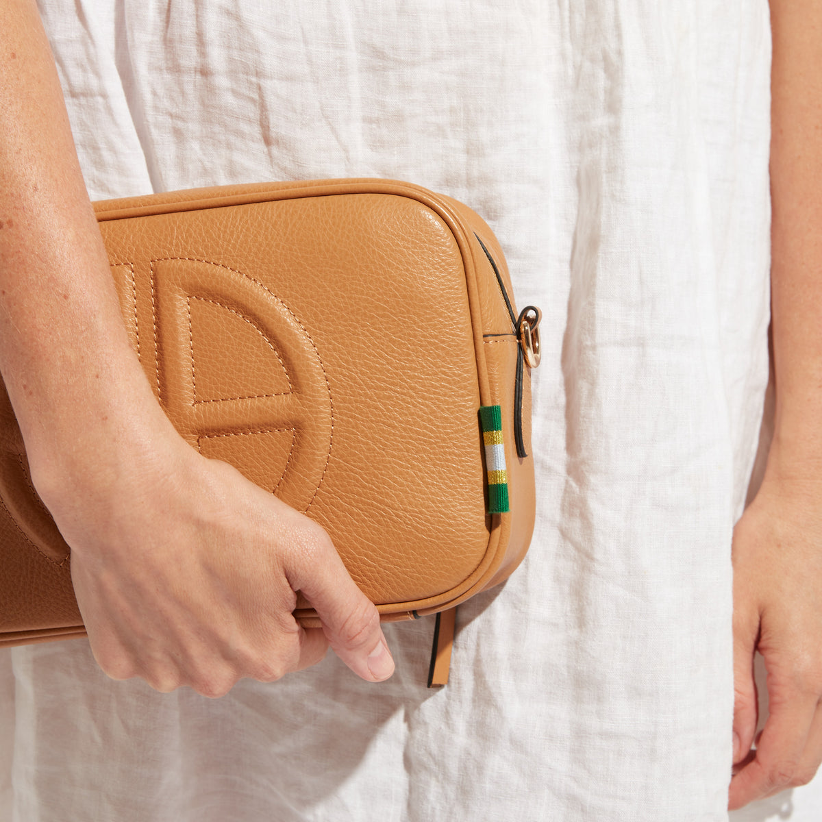 Bundle: Milano Shoulder Bag - Tan (2 Straps)